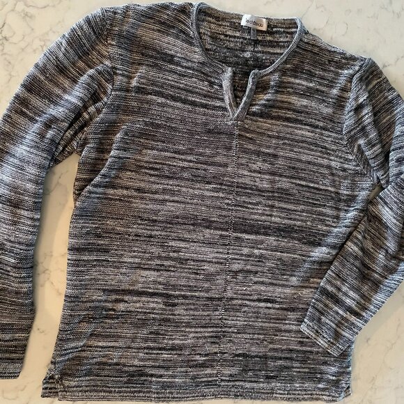 Le Chateau Gray stripe blend Tunic sweater Womens XXL - Picture 3 of 11